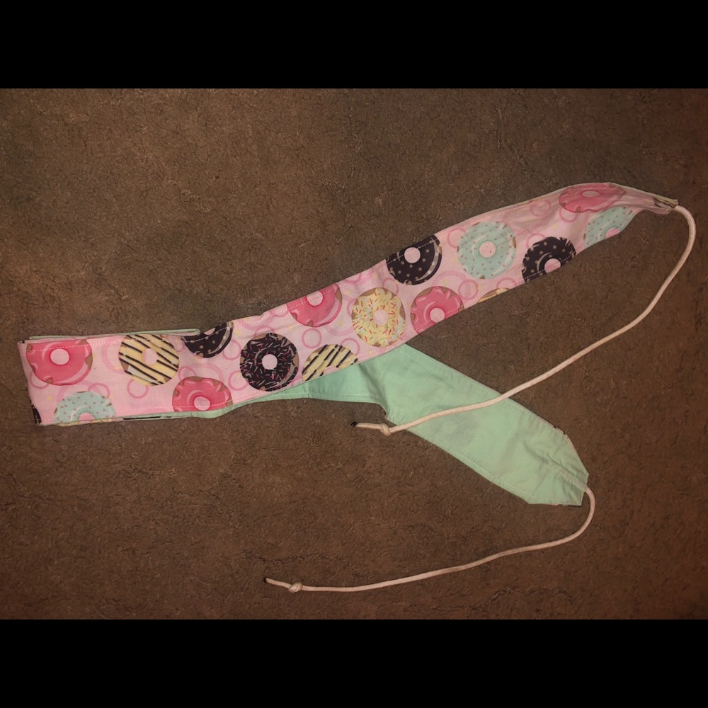 Guc wrist wraps. Handmade. Donuts. Crossfit